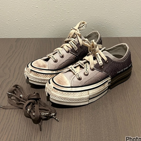 SIZE 5 WOMENS CONVERSE X FENG CHENG WANG 2-in-1 CHUCK 70 - Picture 1 of 13